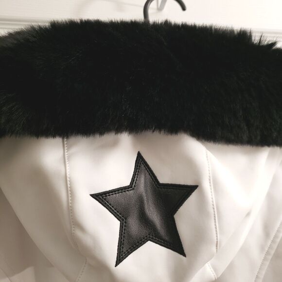 Goldbergh Parry Faux Fur Trim Ski Suit Jumpsuit White One Piece US 12 $1200 NEW - Picture 7 of 10